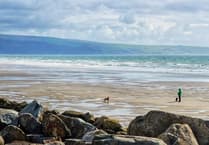 Barmouth Beach crowned festive UK walk
