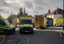 Hospital boss apologises as ambulances queue outside Bronglais