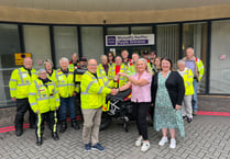 New motorbike for Blood Bikes Wales Aberystwyth