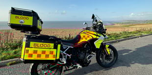 Tribute paid to Blood Biker rider