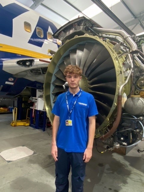 Ryanair apprentice is flying high after course