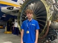 Ryanair apprentice is flying high after course