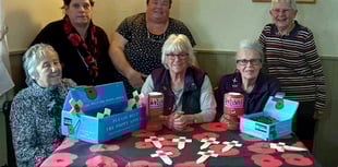 Royal British Legion ladies launch Llanidloes Poppy Appeal