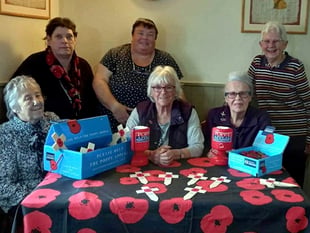 Royal British Legion ladies launch Llanidloes Poppy Appeal