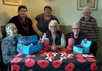 Royal British Legion ladies launch Llanidloes Poppy Appeal