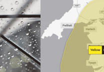 Heavy rain warning issued for Wednesday