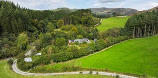 Period cottage for sale in National Trust estate beside Cambrian hills
