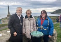 Aberystwyth Rotary unveil anniversary sundial