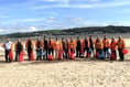 Openreach engineers help clean up Ceredigion beach