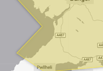 Warning of heavy rain for parts of Gwynedd