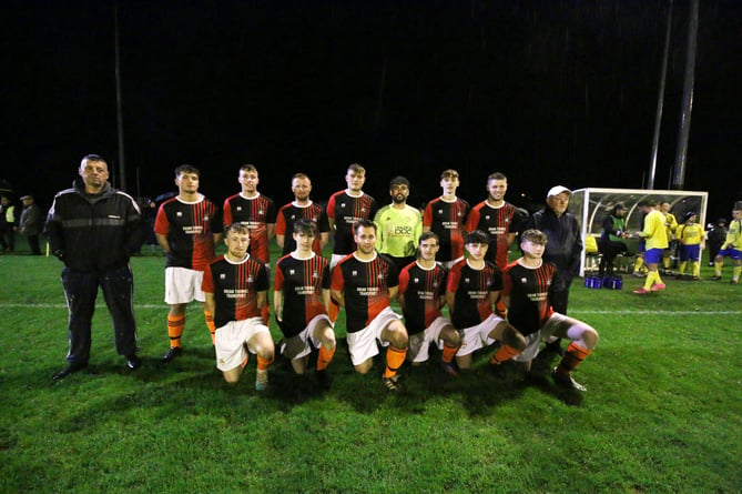The Cambrian Tyres Aberystwyth League team gave a good account of themselves in the historic match
