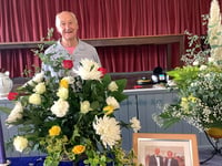 Flowers and music take centre stage for society's meeting