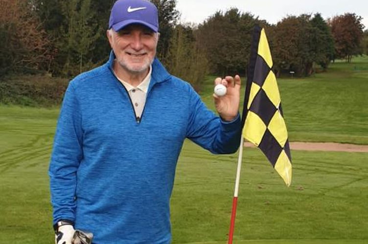 Brian Jones Caernarfon golf Club hole in one