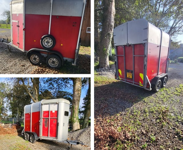 Trailer and tools stolen from property