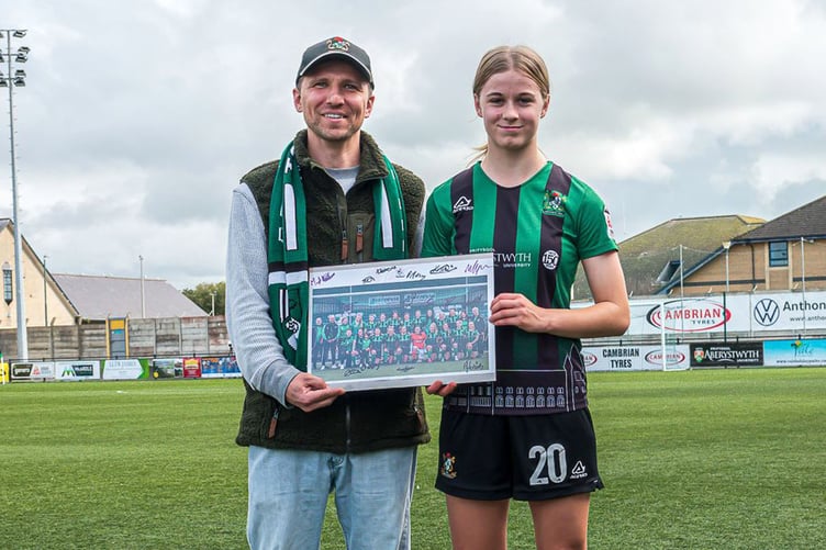 Mark Kurta with Lleucu Mathias