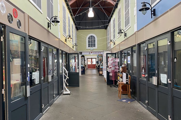 Aberystwyth Market Hall interior