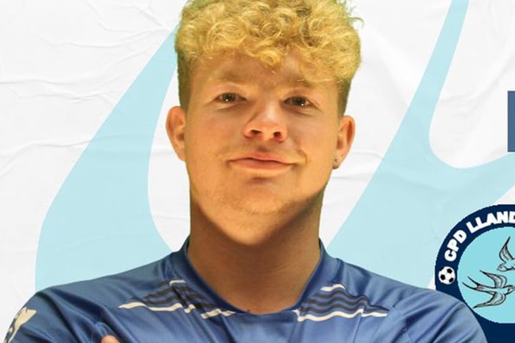 Osian Dewi Mason Evans netted a hat-trick for Llandysul