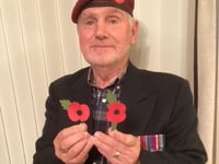 Newcastle Emlyn veteran gets behind plastic-free poppy