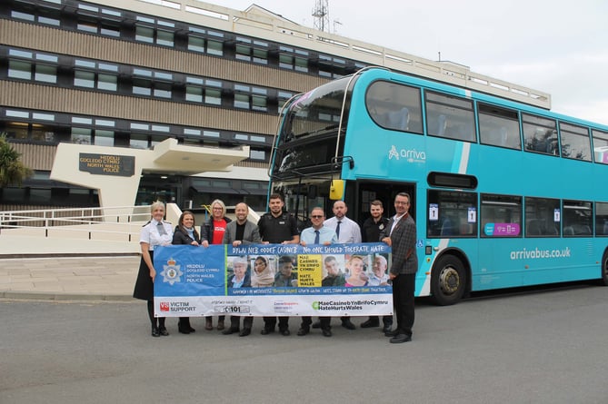 North Wales Police team up with Arriva to tackle hate crime