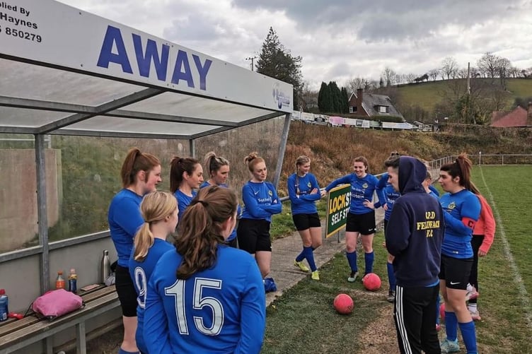 Felinfach Ladies were impressive in their 1-0 cup defeat at Berriew