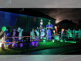 Spooky display returns to Ceredigion village