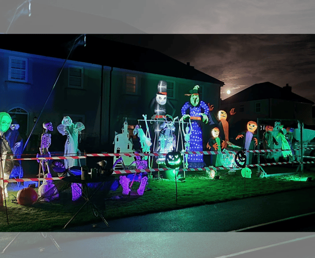 Spooky display returns to Ceredigion village