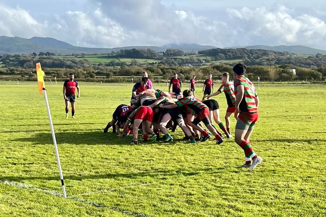 Pwllheli 2nds were victorious after a tough, competitive game at Porthmadog