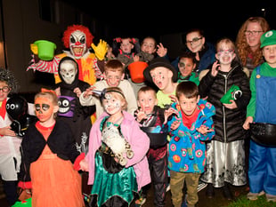 Little terrors haunt the streets of Dolgellau on Halloween