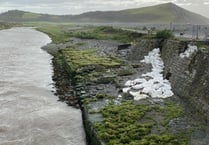 Long term future of Tanybwlch being considered as sandbags wash away