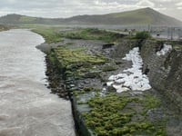 Long term future of Tanybwlch being considered as sandbags wash away