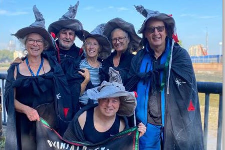 Jenny Fothergill, Mick Fothergill, Bethan Roberts, Jude Macklin, Mark Macklin, Will Troughton Great river race 2023