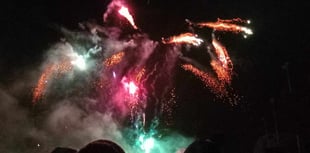 Aberystwyth firework display goes out with a bang