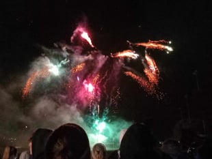Aberystwyth firework display goes out with a bang