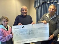 Cymuned yn codi £3,000 i Macmillan
