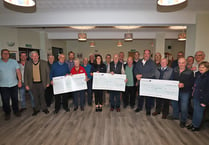 Teifi Valley club donates over £15,000 to local good causes