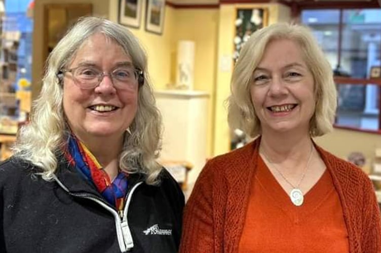 Rhiannon Evans and Jane Blank