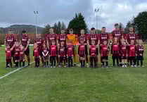 Young mascots cheer on Porthmadog in the Welsh Cup