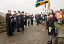 Ceredigion pauses to remember the fallen