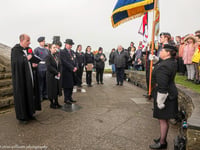 Ceredigion pauses to remember the fallen