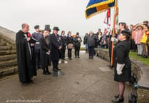Ceredigion pauses to remember the fallen