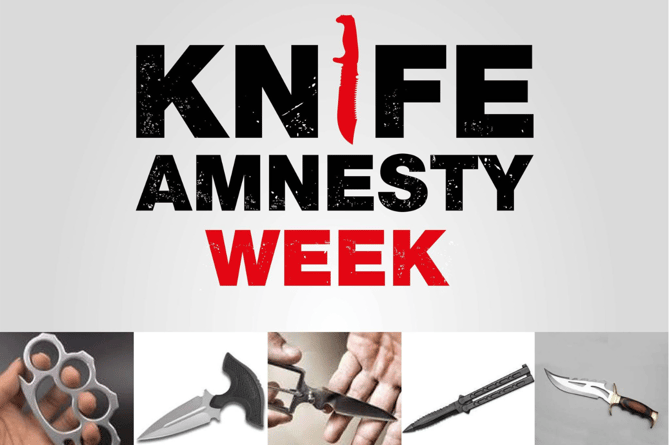 North Wales Police knife amnesty