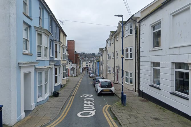 Queen Street in Aberystwyth