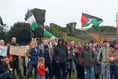Palestinian peace march held in Aberystwyth