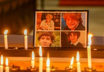 Candles lit in Shrewsbury Abbey in memory of four teens