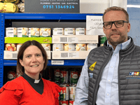 Plumber praised for helping foodbank save cash on energy bills