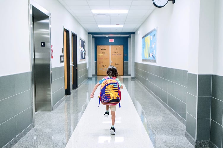 School corridor stock