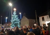 Llanbadarn light up the night sky with Christmas tree event