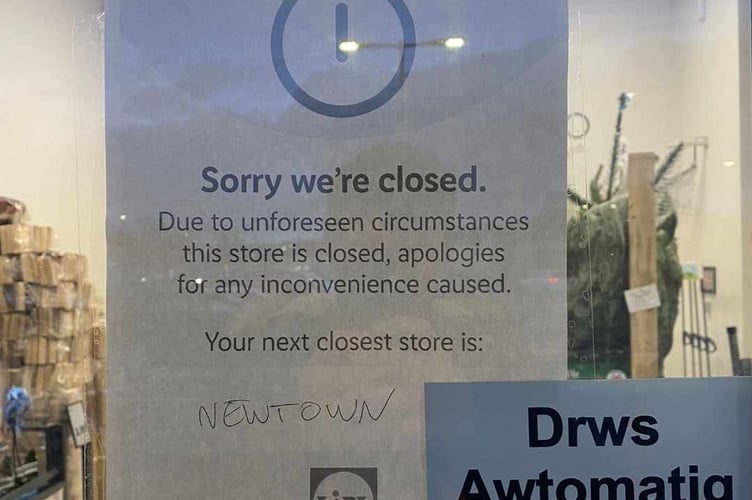 Lidl has closed its doors again