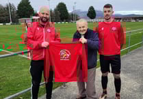 Haulage firm sponsors Porthmadog Reserves hoodies