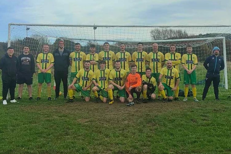 Padarn United were beaten 4-1 by Tregaron Turfs Reserves after taking the lead through Jake Bush on the half hour